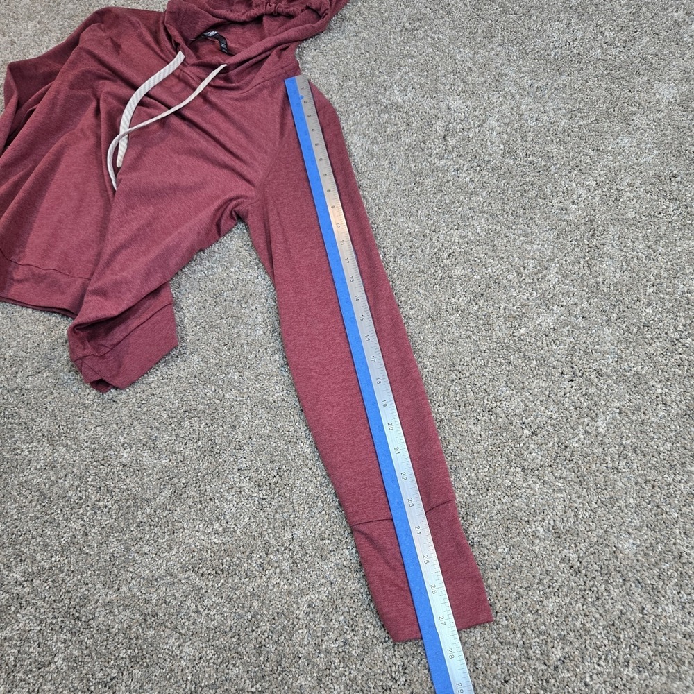 Vuori Halo Essential Hoodie Shirt Current Heather Womens M DreamKnit performance - Picture 7 of 8